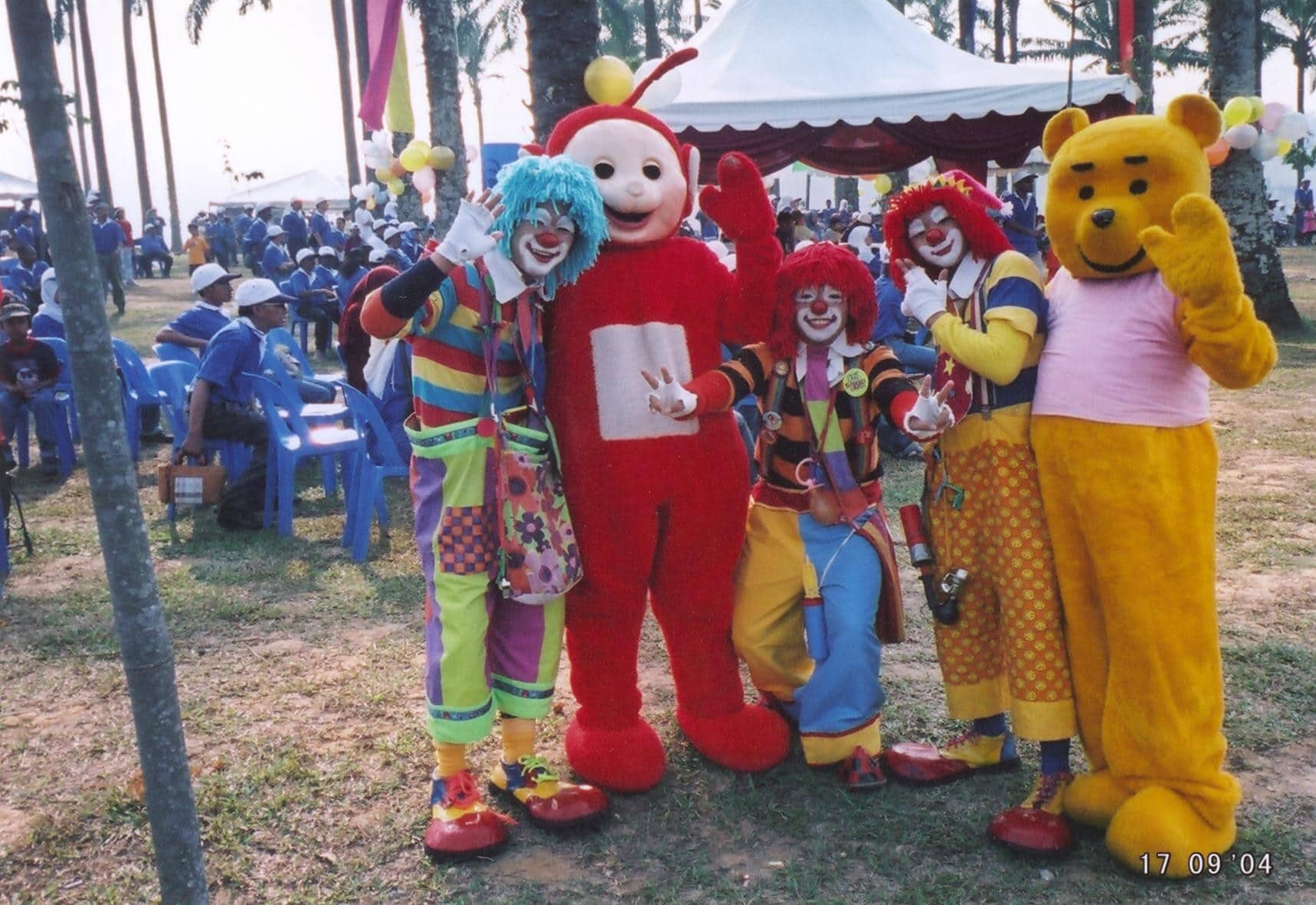 Mascots And Clowns at family day