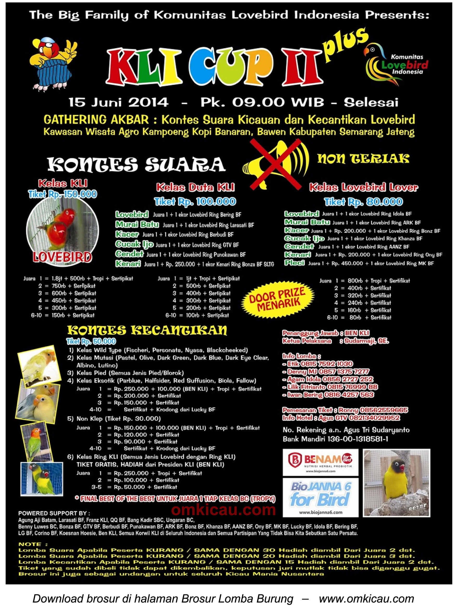 KLI Cup II di Bawen 15 Juni 2014