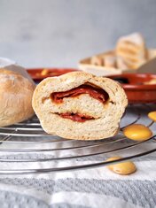 Pão com chouriço - Portugiesische Chouriço-Brötchen