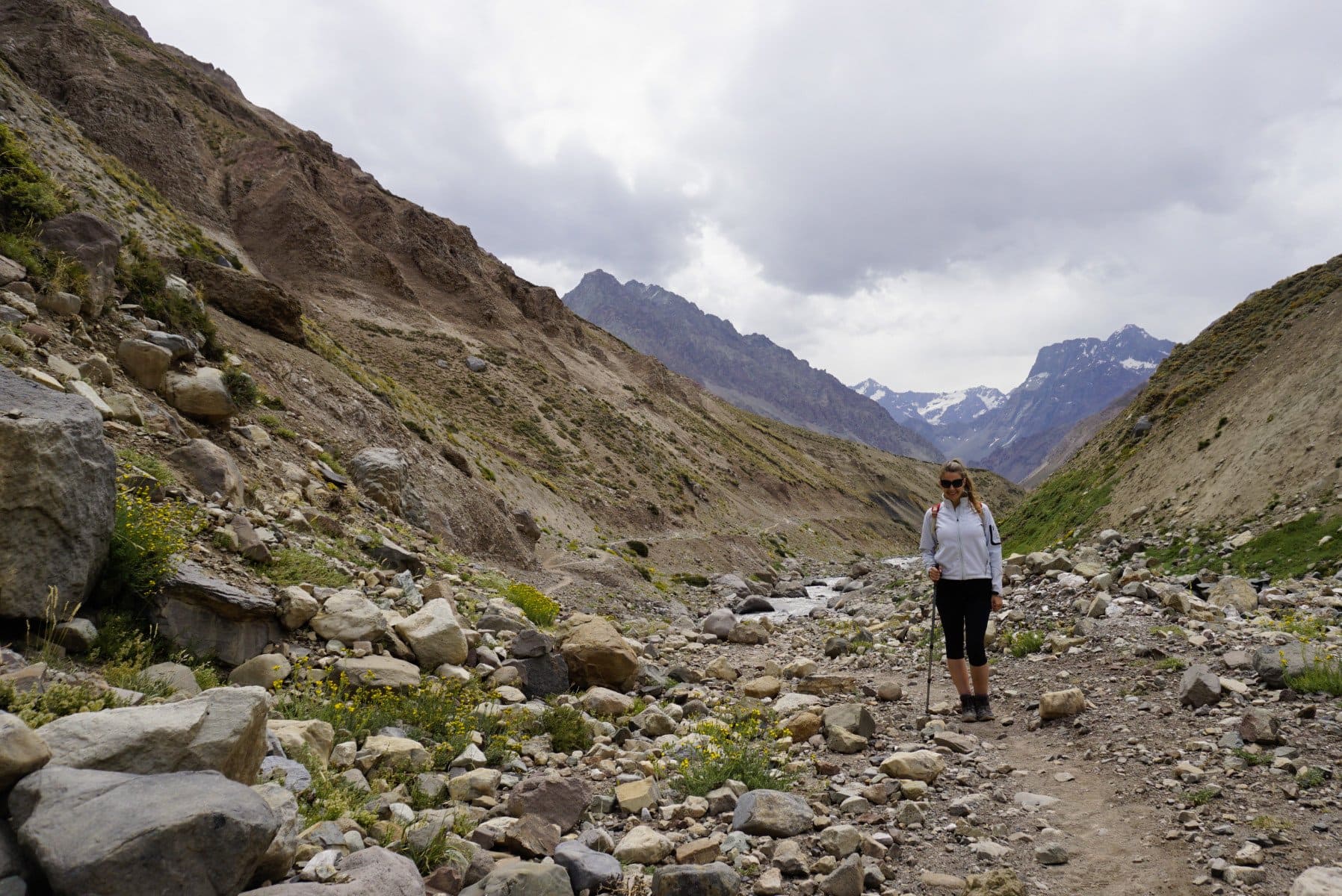 On the trail to El Morado Hanging glacier, Chile - Experiencing the Globe