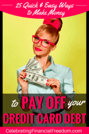 25 Quick and Easy Ways to Make Money to Pay Off Credit Card Debt