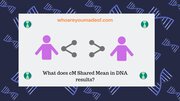 What does cM Shared Mean in DNA results?