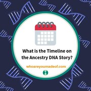 What is the Timeline on the Ancestry DNA Story?