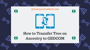 How to Transfer Tree on Ancestry to GEDCOM