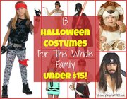 13 Halloween Costumes For THe Whole Family Under $15