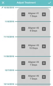 Trayminder app screenshot