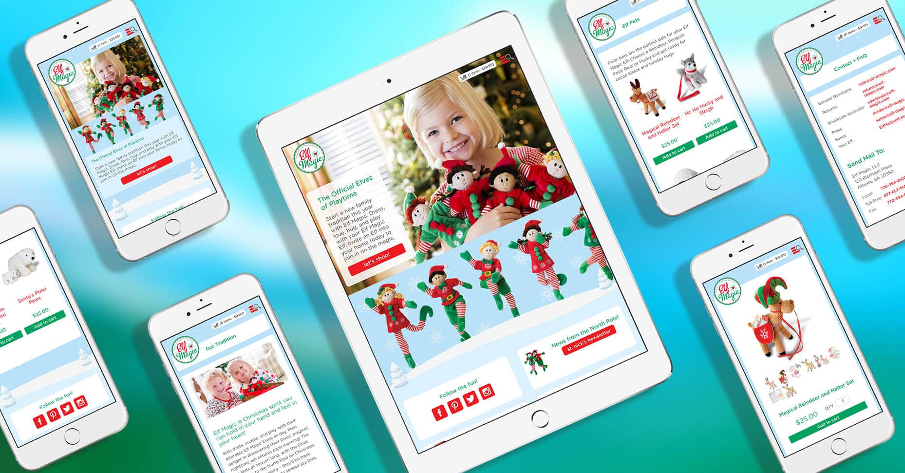 mobile responsive screenshots