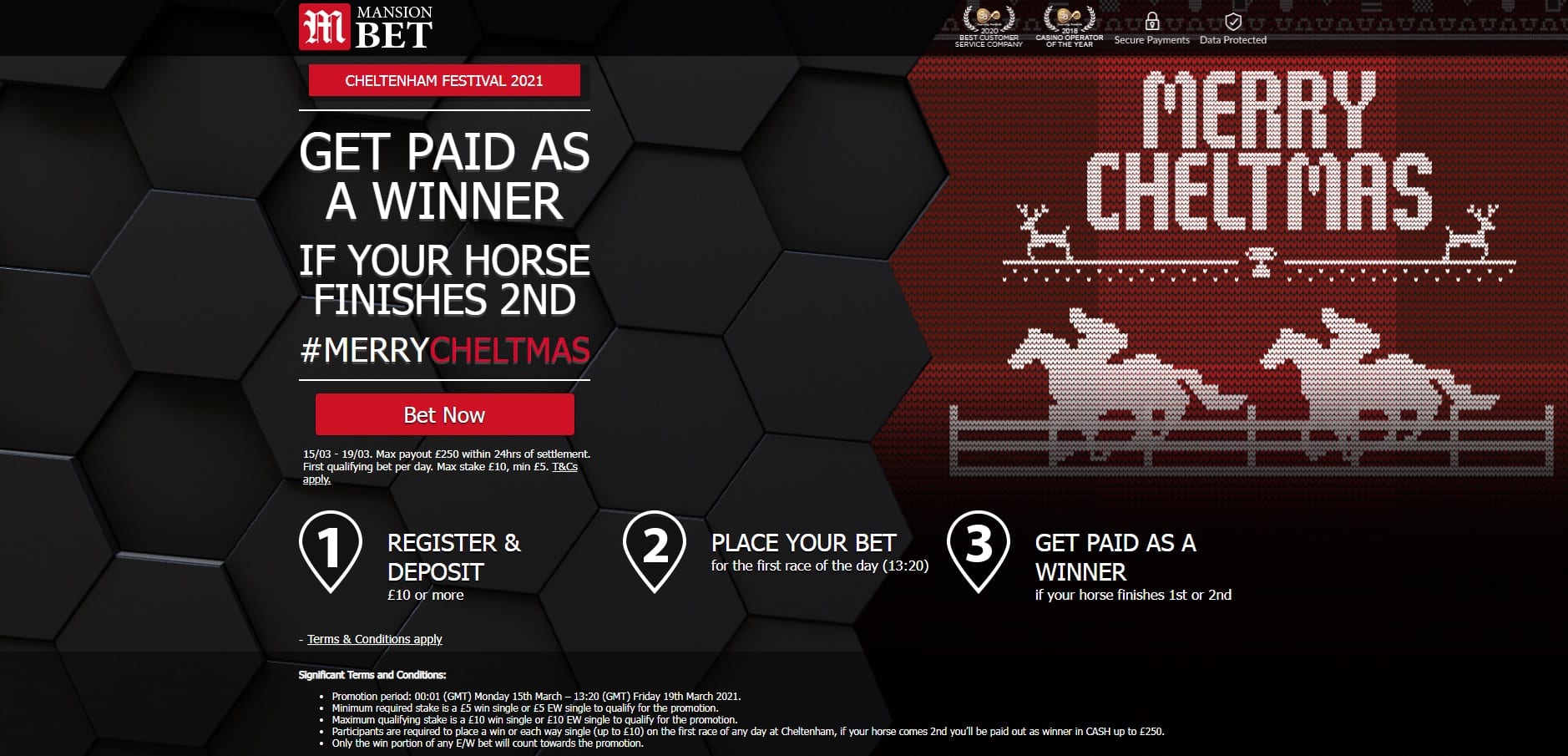 Get Paid as a Winner If your Horse Finishes 2nd