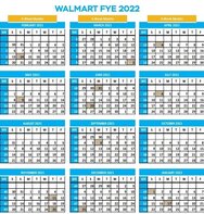 Walmart Fiscal Year Calendar Free Download 8th Walton
