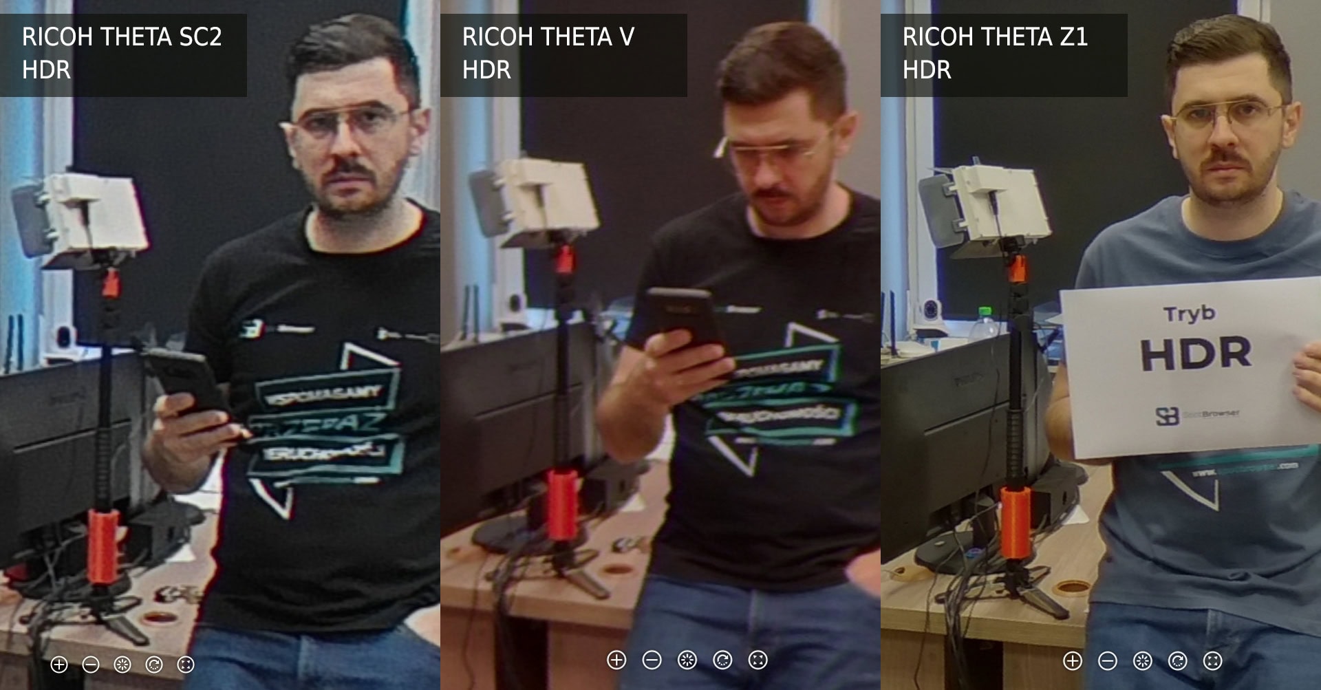 Ricoh Theta SC2 vs V vs Z1