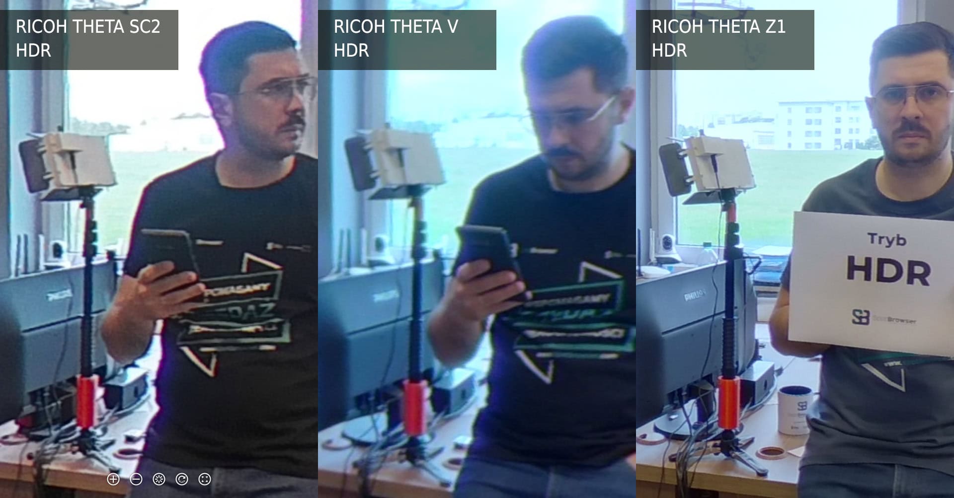 Ricoh Theta SC2 vs V vs Z1