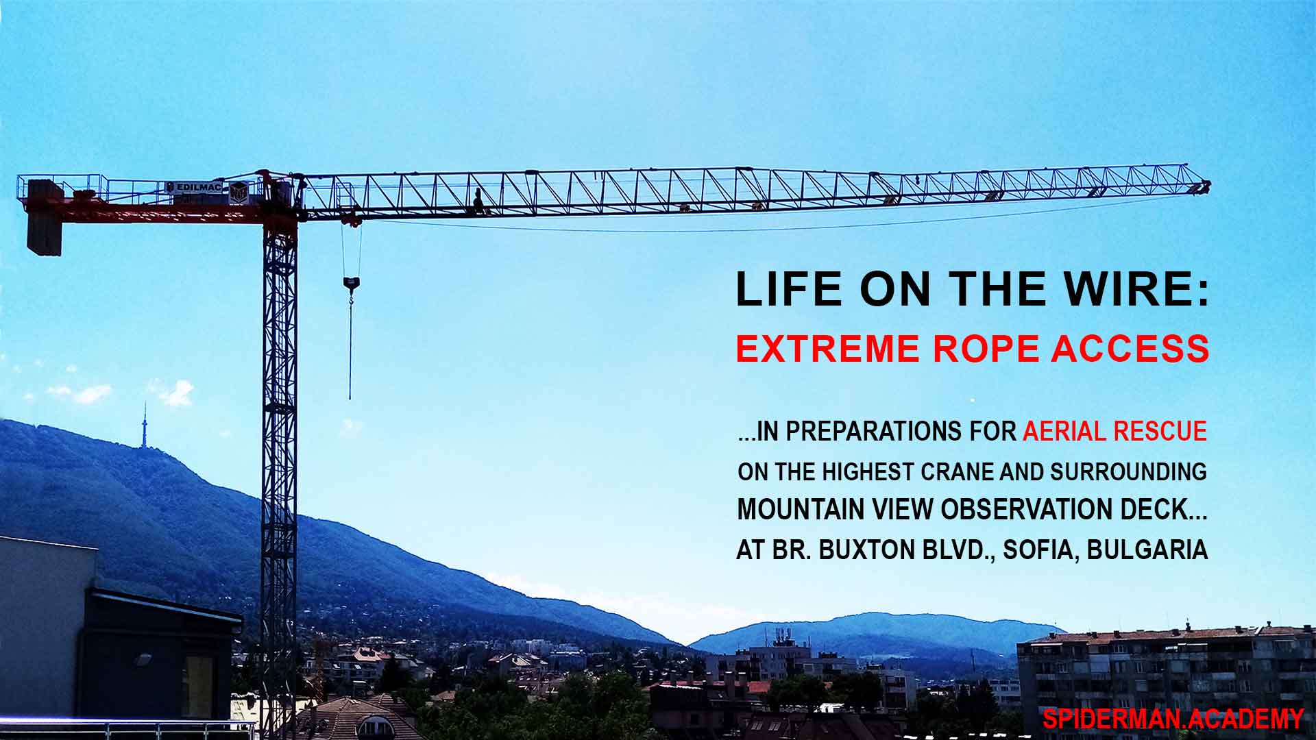 Life on the wire: extreme rope access