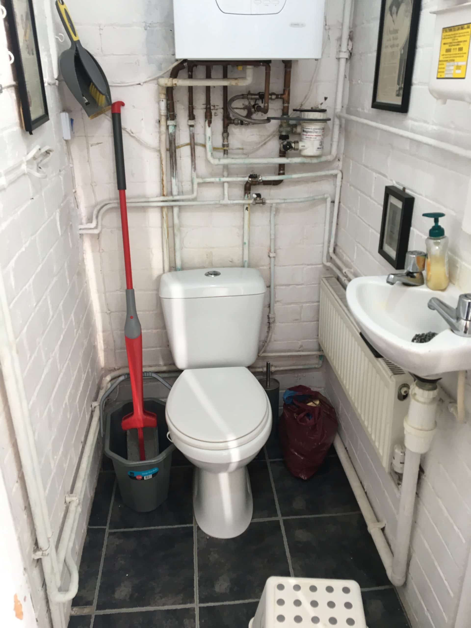 Don't punish yourself! (a simple cloakroom facelift) UK Bathroom Guru