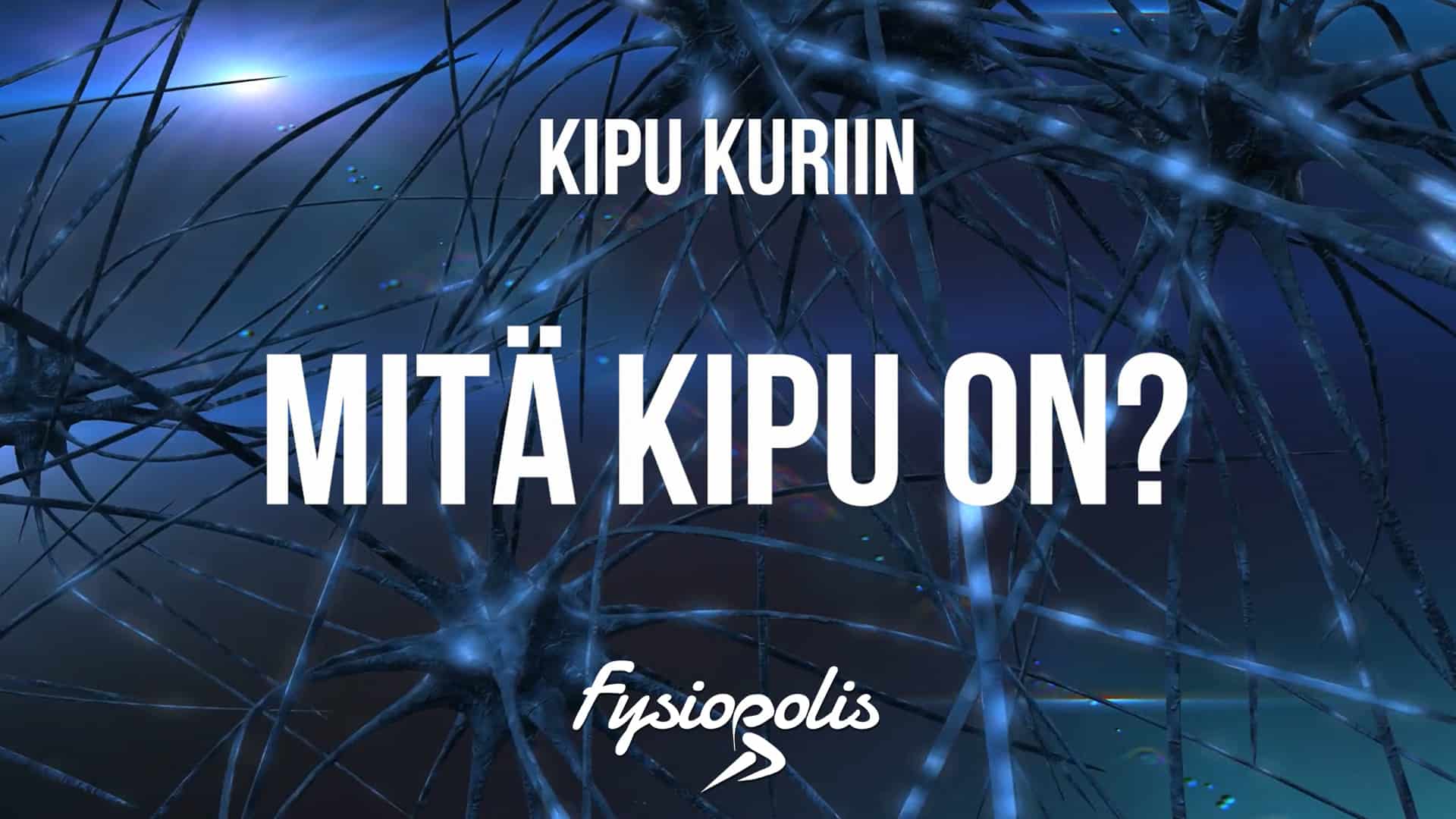 Mitä kipu on?
