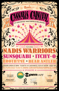 Cannabis Carnival Poster SCREENSHOT