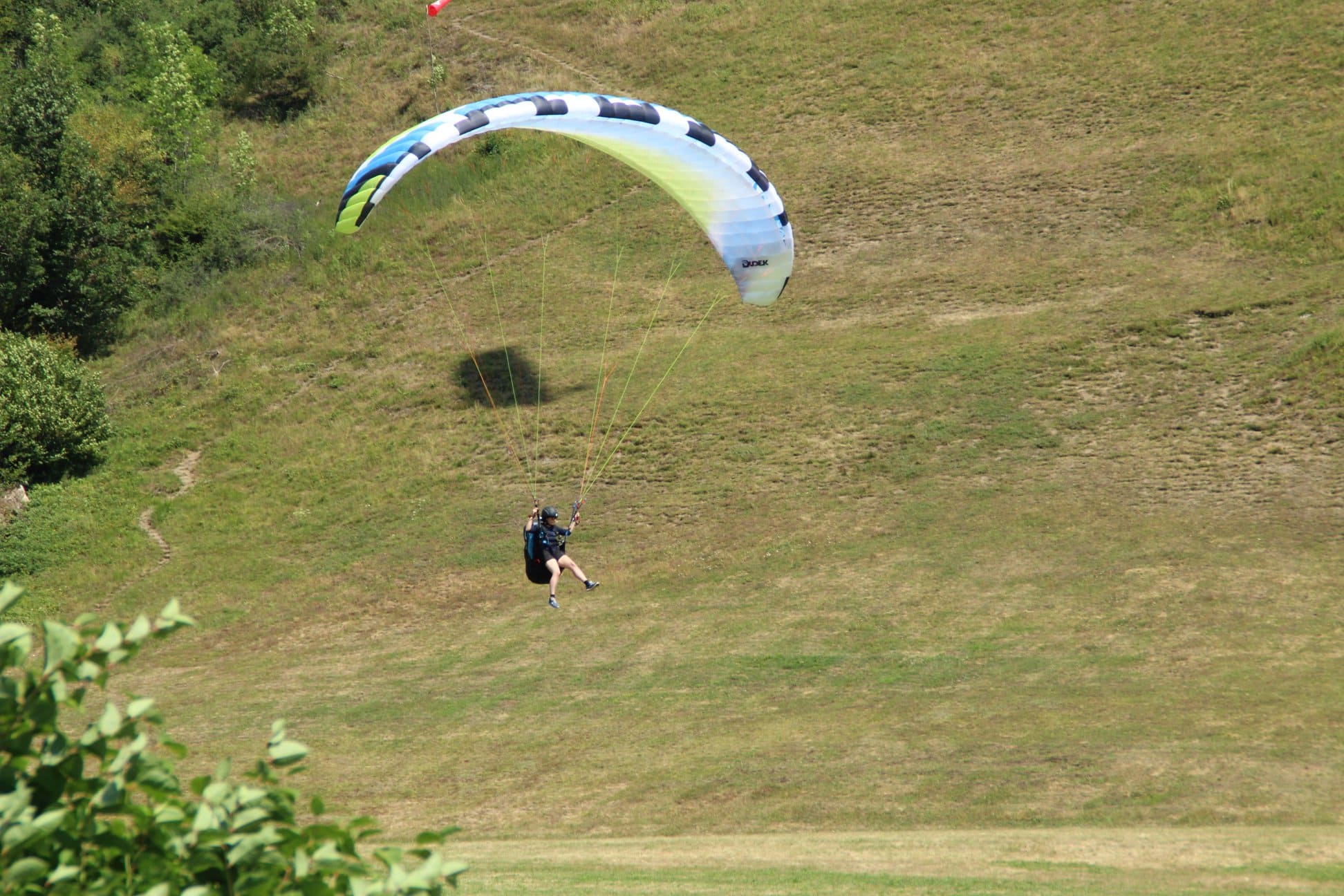 En pleine phase d'atterrissage