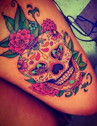 tatuajes-de-calaveras-mexicanas-tatuajes-de-calaveras-con-reloj