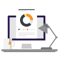 Using Recordsure at your desk at work graphic