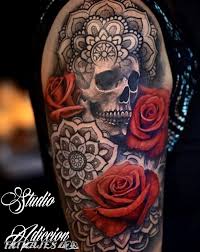 tatuajes-de-calaveras-y-rosas