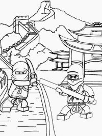 Kleurplaten nl: Kleurplaat Ninjago Gouden Draak