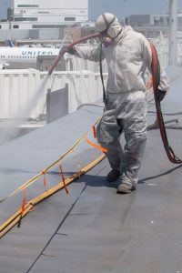West Roofing Systems installs SPF roof on Cleveland Hopkins Airport