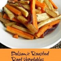 Balsamic Roasted Root Vegetables