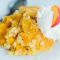 Easy Weight Watchers Peach Cobbler