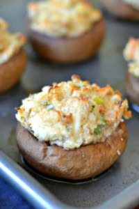 Crab Stuffed Mushrooms