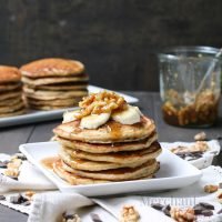 Oatmeal Chocolate Chip Banana Pancakes