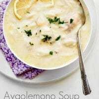 Avgolemono Soup (Chicken Soup with Egg and Lemon)