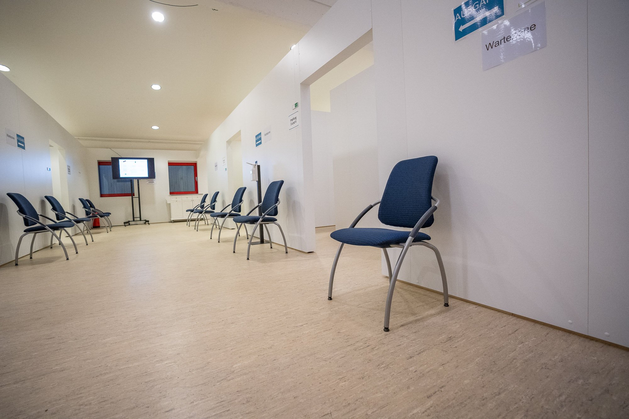 Impfzentrum_Grafschaft_15.12.2020_Wartebereich | Kreisverwaltung Ahrweiler