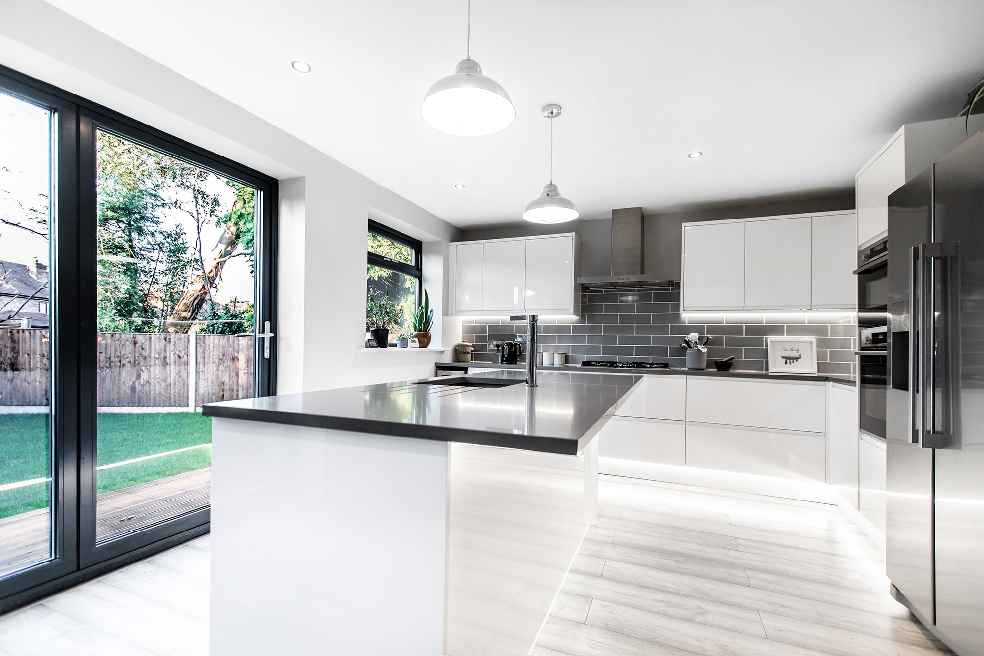 Property Photography and Interior Photography a stunning kitchen in cheshire for sale