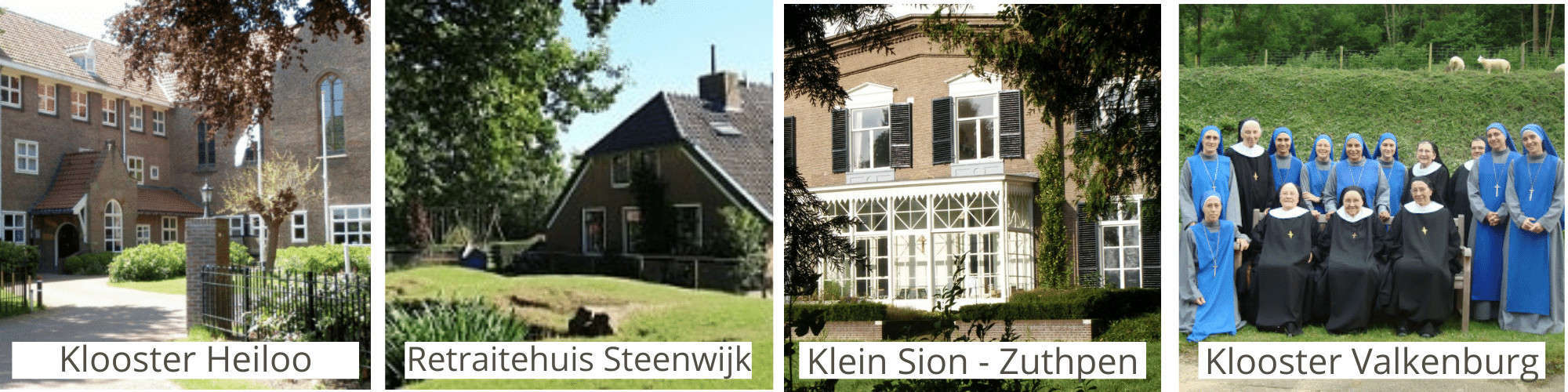 Kloosters in Nederland - Retraitelocaties