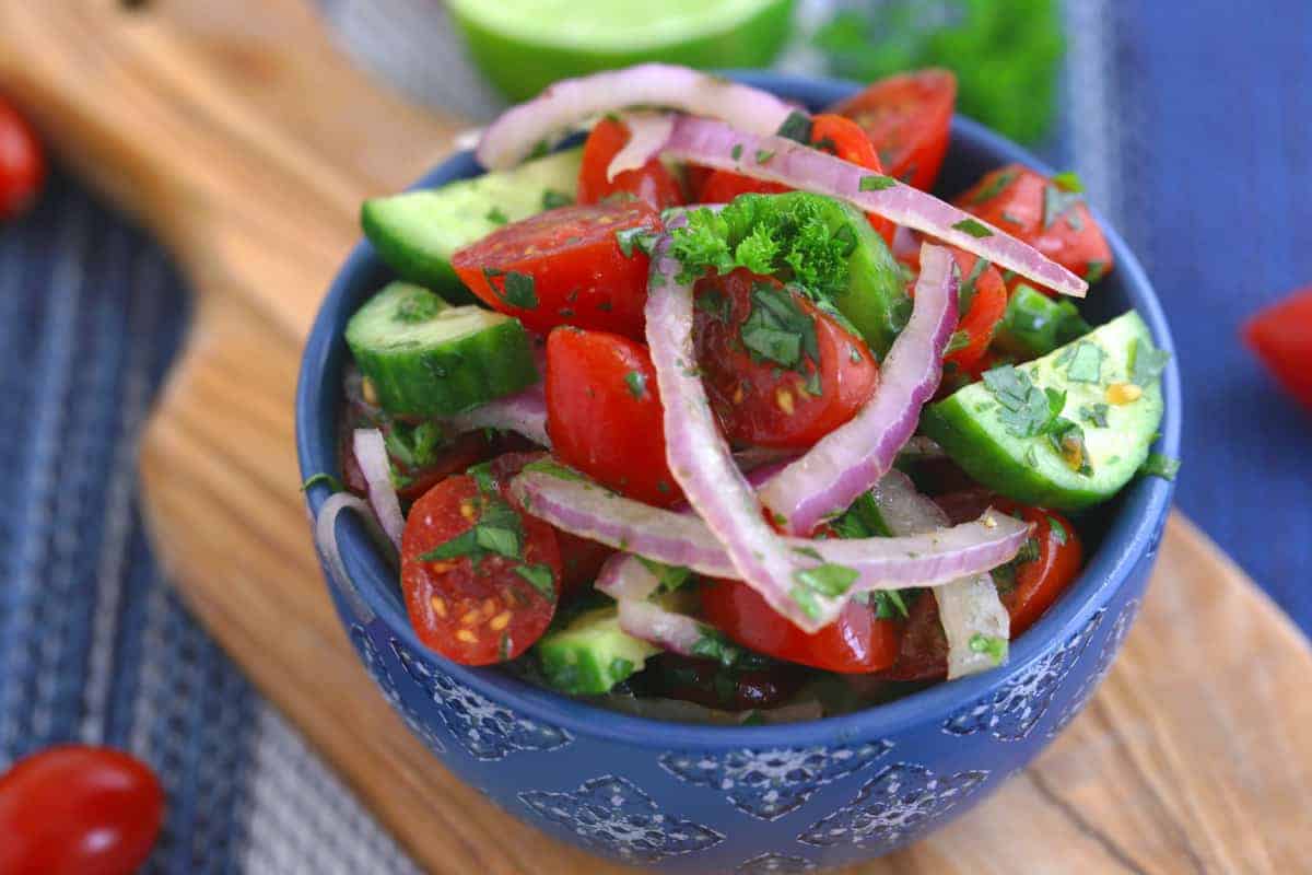 Indian Tomato and Onion Salad