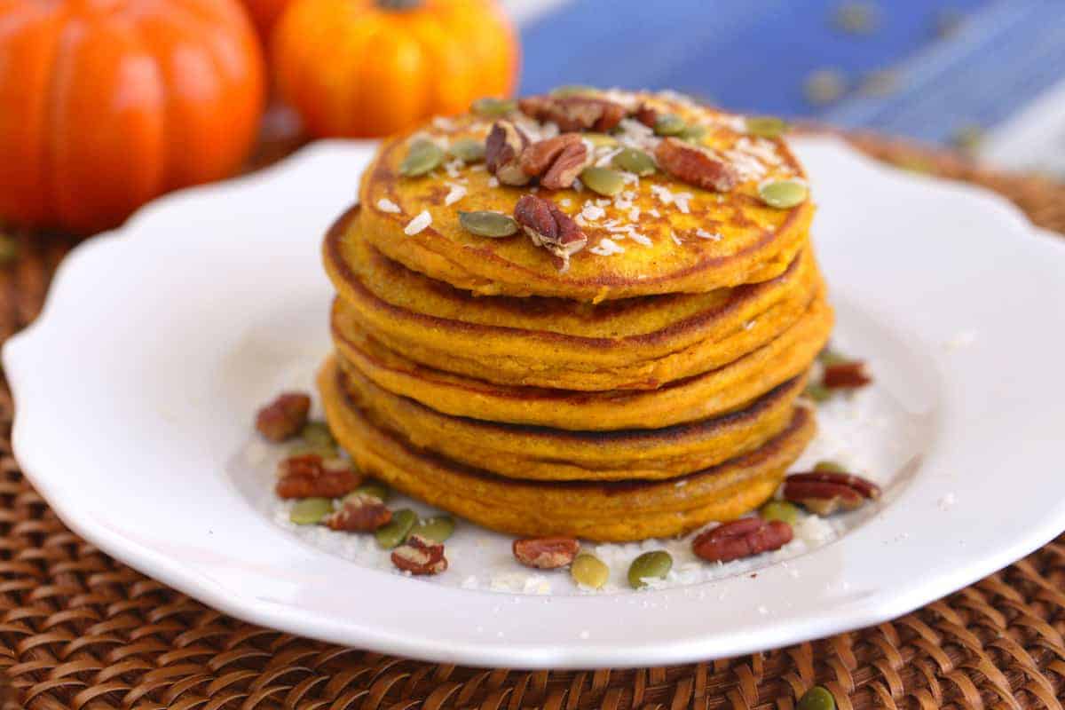 Pumpkin Protein Pancakes