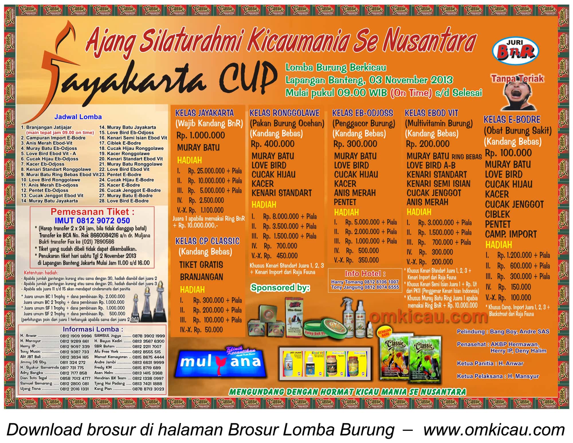 Brosur Jayakarta Cup