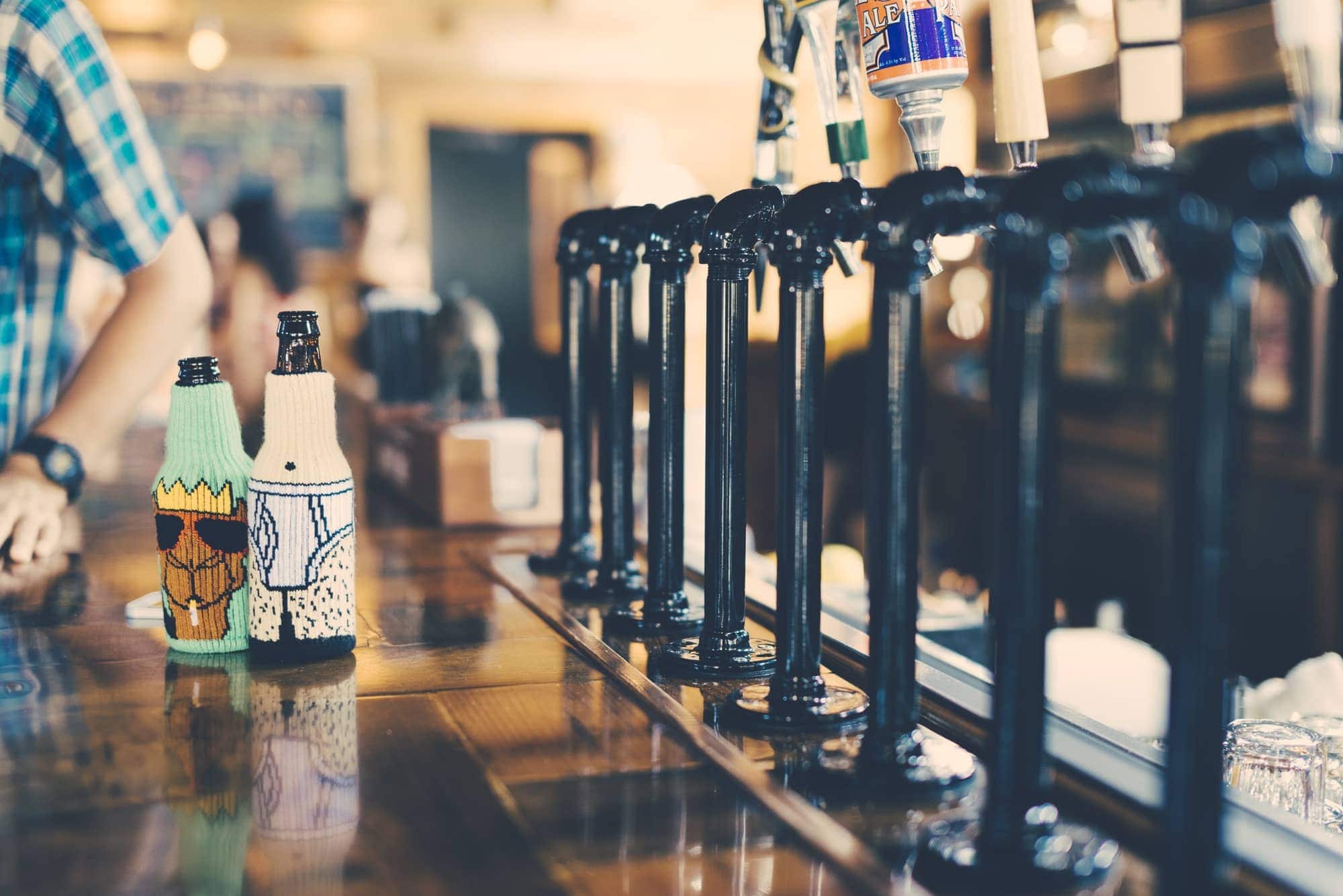 At the bar