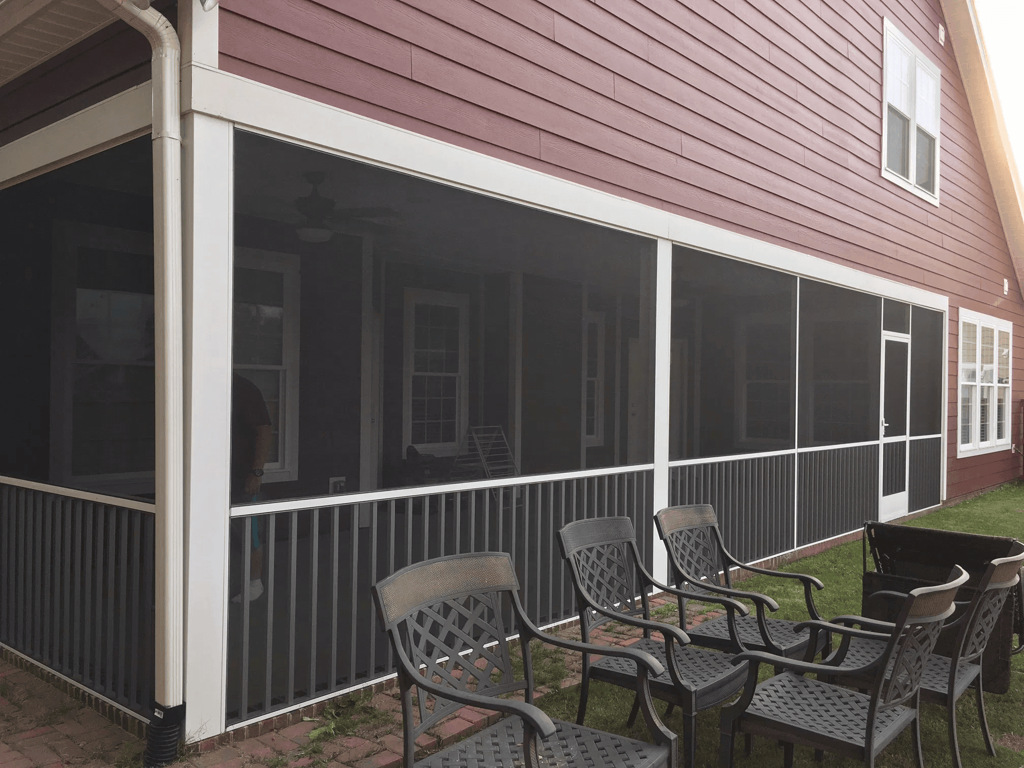 FIBERGLASS MESH SCREENED PORCH DESIGN IDEAS