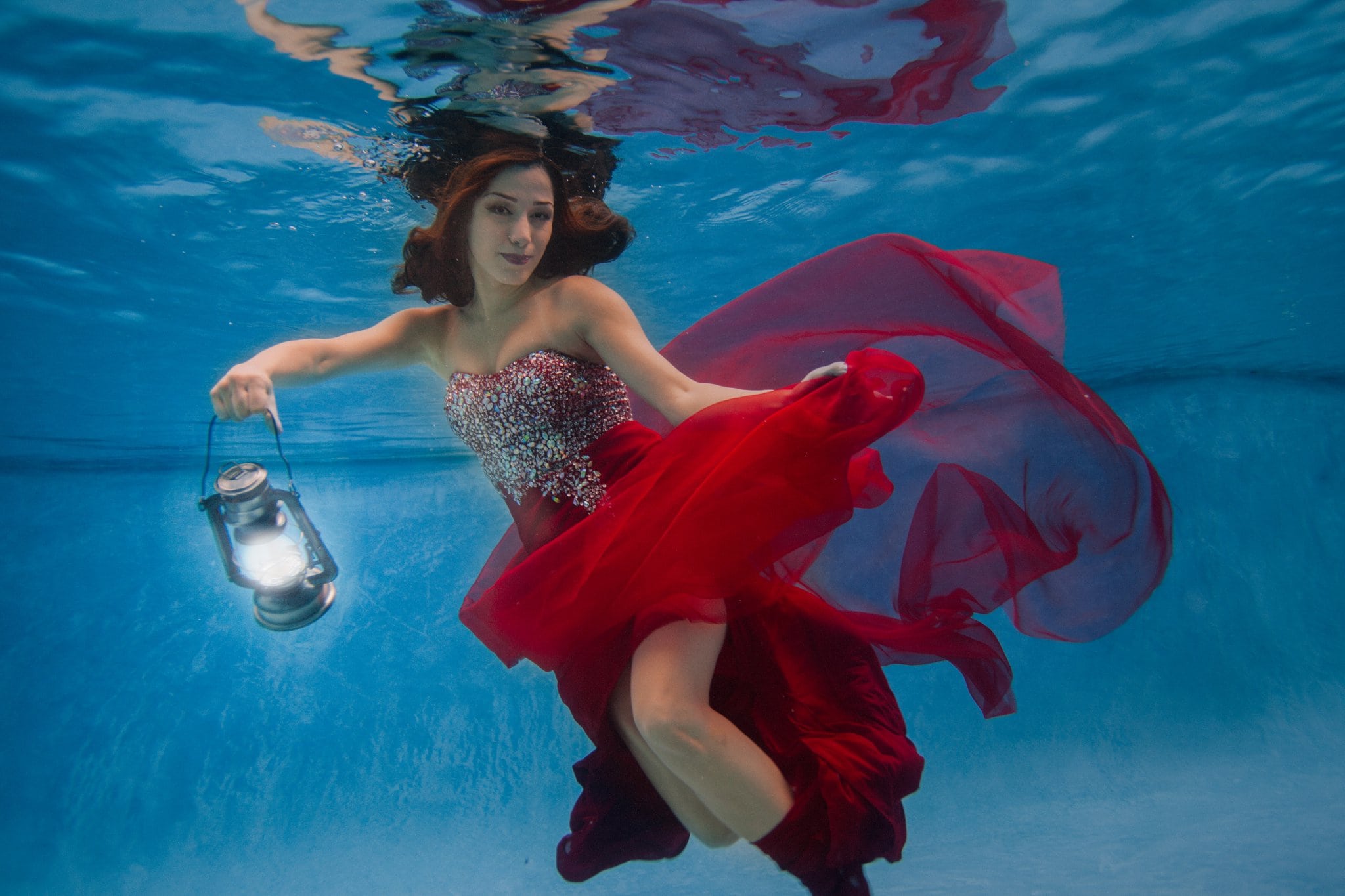 wallpapers Dress Underwater Fashion Photography underwater fashion portraits in a red dress bahar alyssa campbell photography