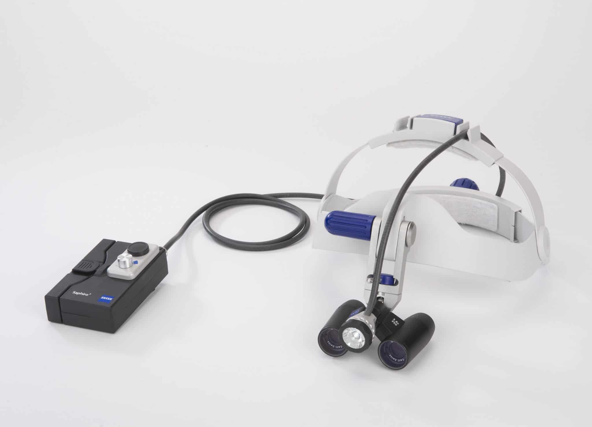 Kopflupe Zeiss KS mit Beleuchtung Saphiro 2 Kopflupe Zeiss KS mit Beleuchtung Saphiro 2