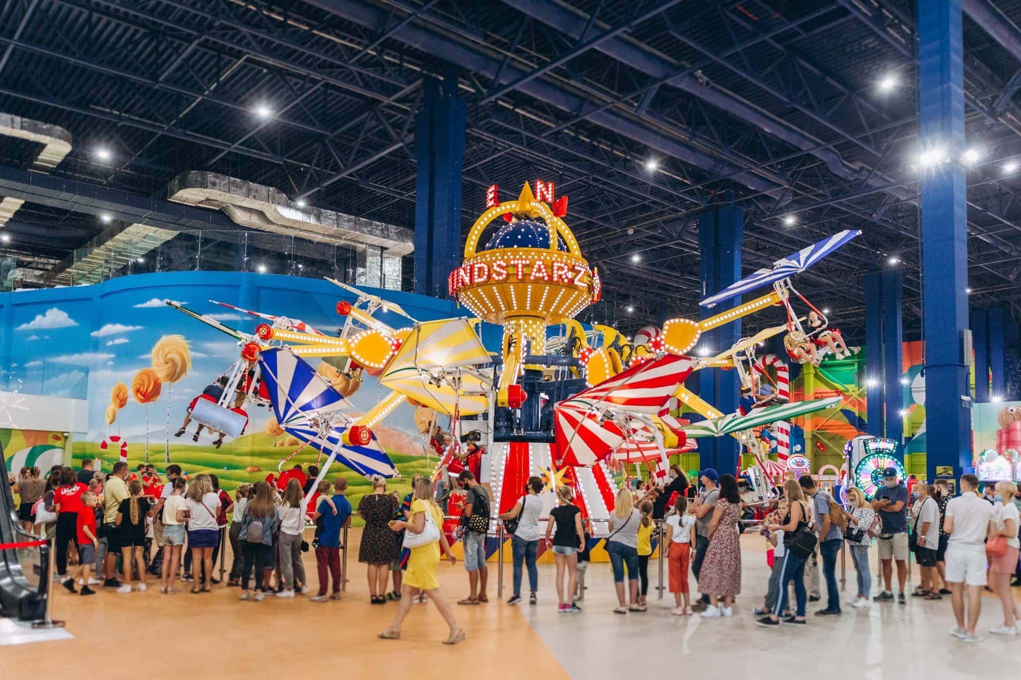 One Of The Largest Amusement Parks In Europe Galaxy Opens At Blockbuster Mall Nai Ukraine M., z ostannіmi ta naykraschimi atrakcіonami provіdnih svіtovih virobnikіv. one of the largest amusement parks in