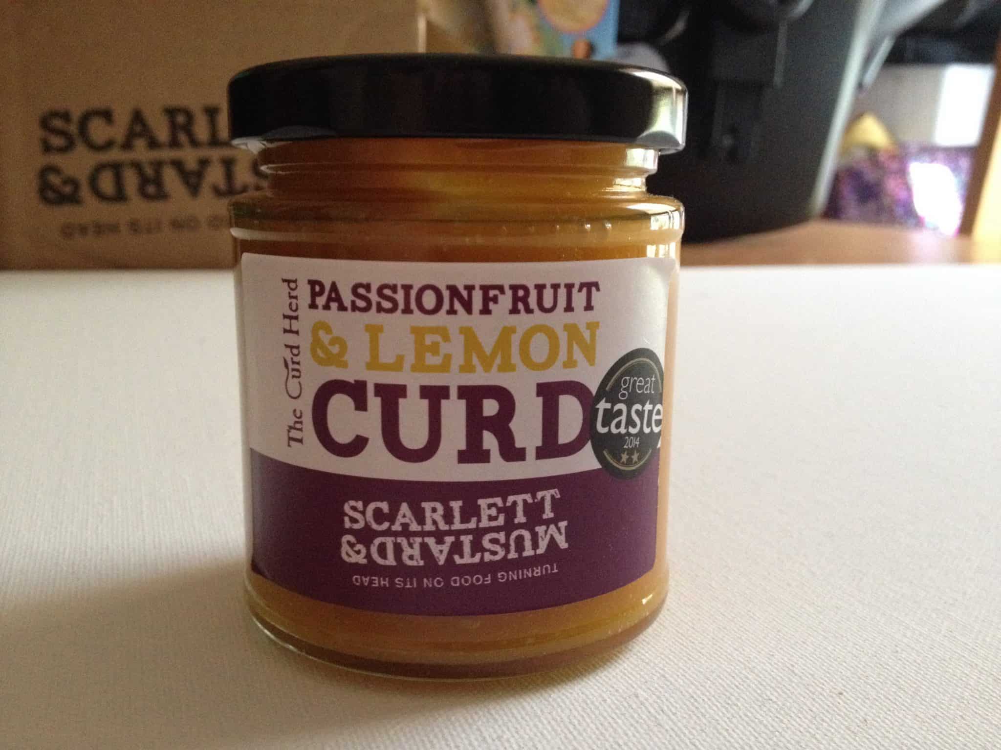 Passionfruit and Lemon Curd from Scarlett & Mustard Passionfruit and Lemon Curd from Scarlett & Mustard