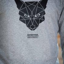 AESTHETIKA Sweatshirt - THE_FOX grey/black detail