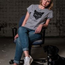 ÄSTHETIKA T-Shirt RollUp - THE FOX grey/black mood