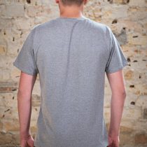 AESTHETIKA T-Shirt - THE FOX grey/black back