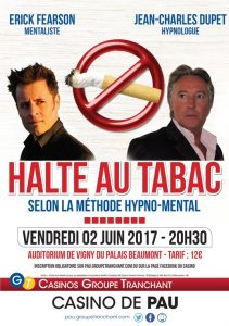 Record arrêt du tabac sous hypnose par Jean-Charles Dupet Hypnose de spectacle
