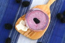 Blackberry Cheesecake Keto Smoothie, keto blackberry smoothie, keto cream cheese smoothie, coconut milk smoothie, low carb smoothie recipes, low carb breakfast shake, keto breakfast ideas