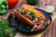 Paleo Stuffed Sweet Potatoes