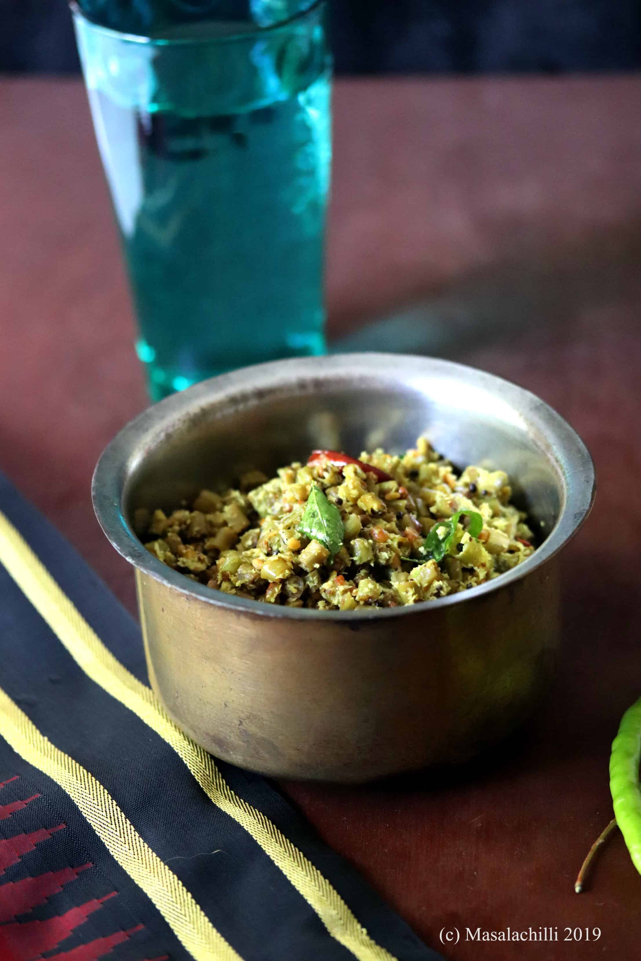 Payar Thoran Recipe