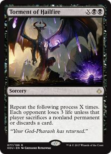 Best MTG Cards for Multiplayer Torment of Hailfire